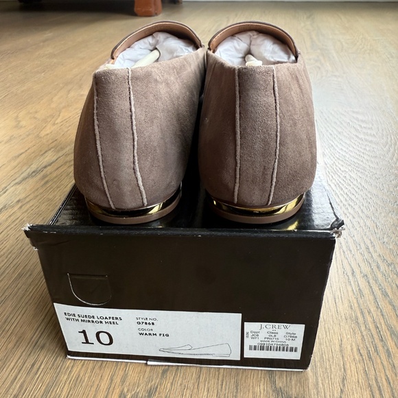 Brand New J.Crew Edie Suede Loafers - Picture 8 of 10